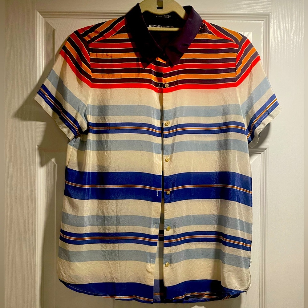 Scotch & Soda silk shirt.  Size 1